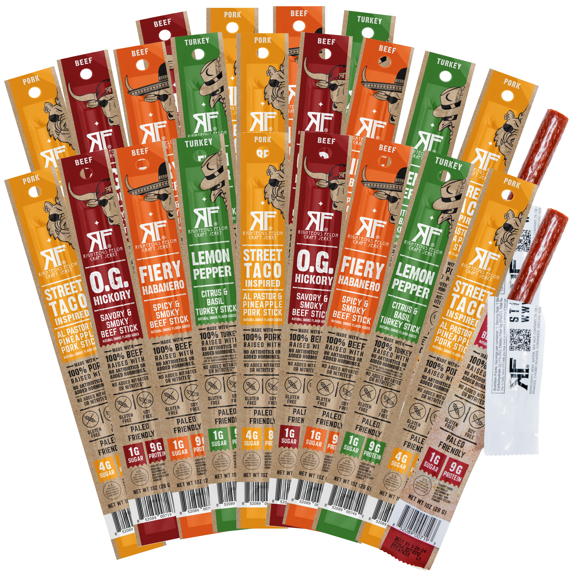 Variety Meat Sticks (24-pack)