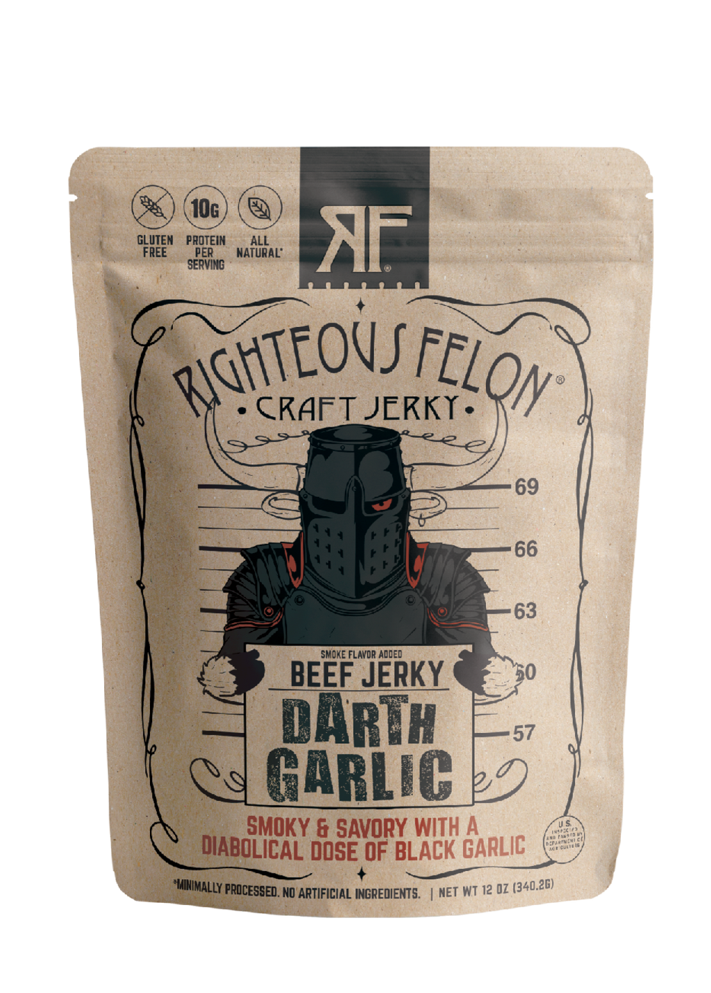 Darth Garlic Beef Jerky 12oz