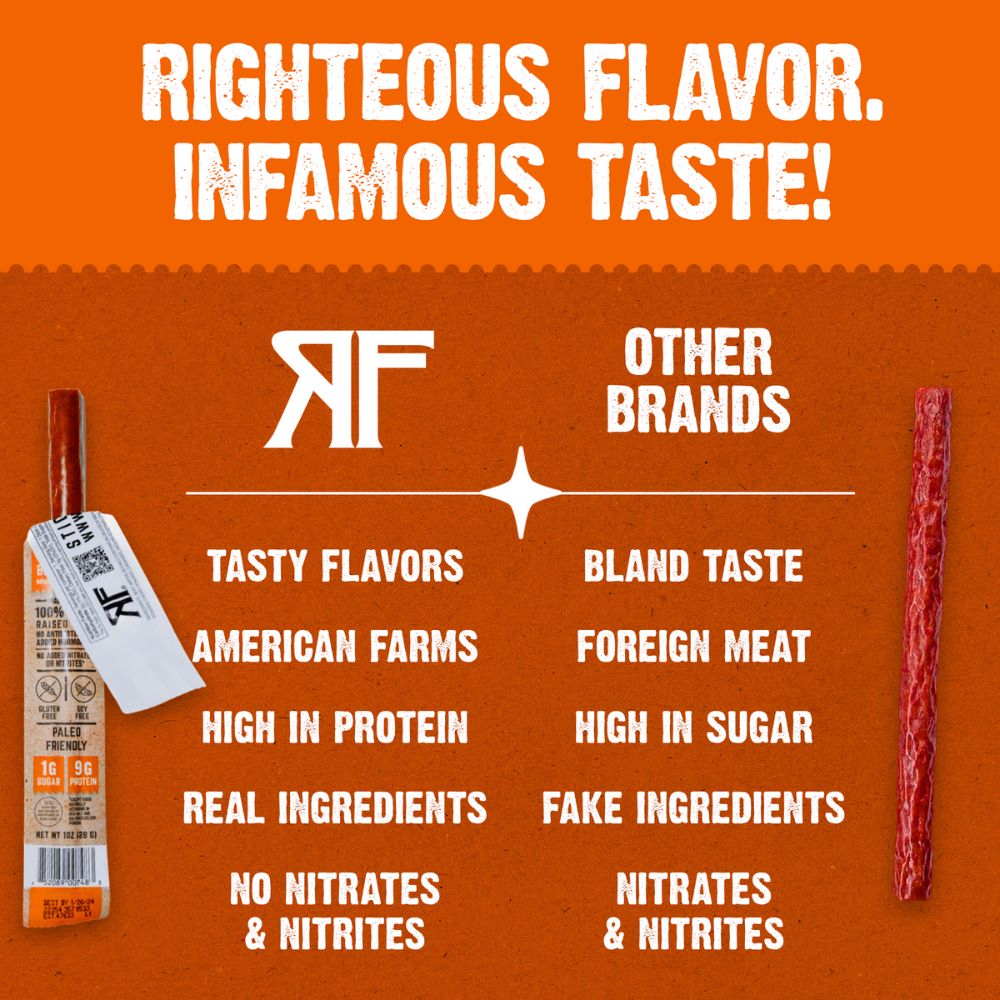Fiery Habanero Beef Stick (10-Pack)