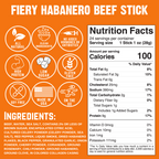 Fiery Habanero Beef Stick (24-Pack)