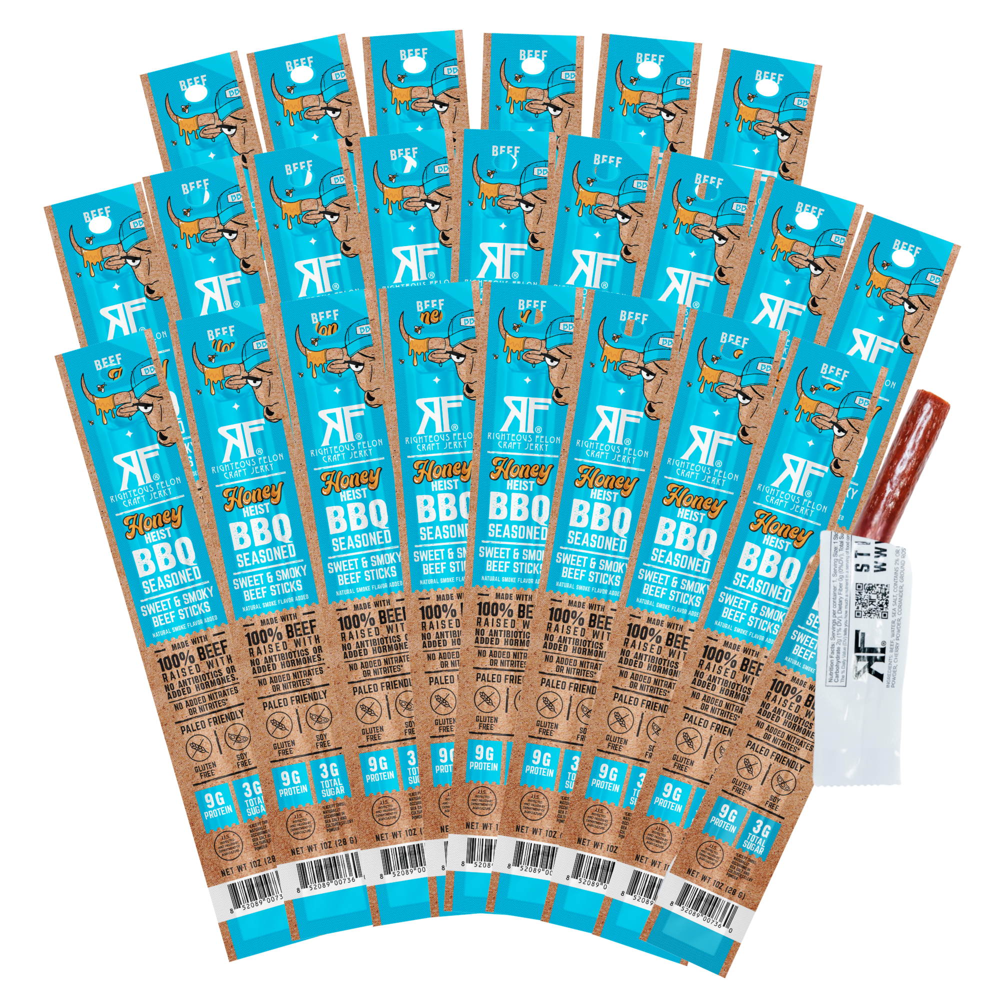 NEW Honey Heist BBQ Beef Stick (24-Pack)