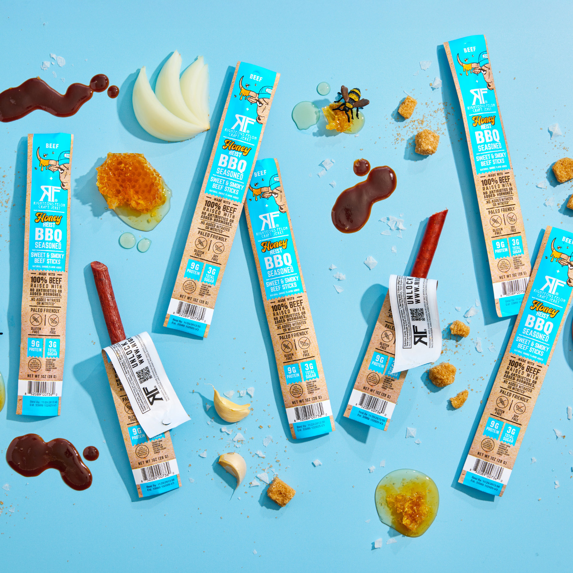 NEW Honey Heist BBQ Beef Stick  (1-Pack) - LIMIT 1 FREE STICK
