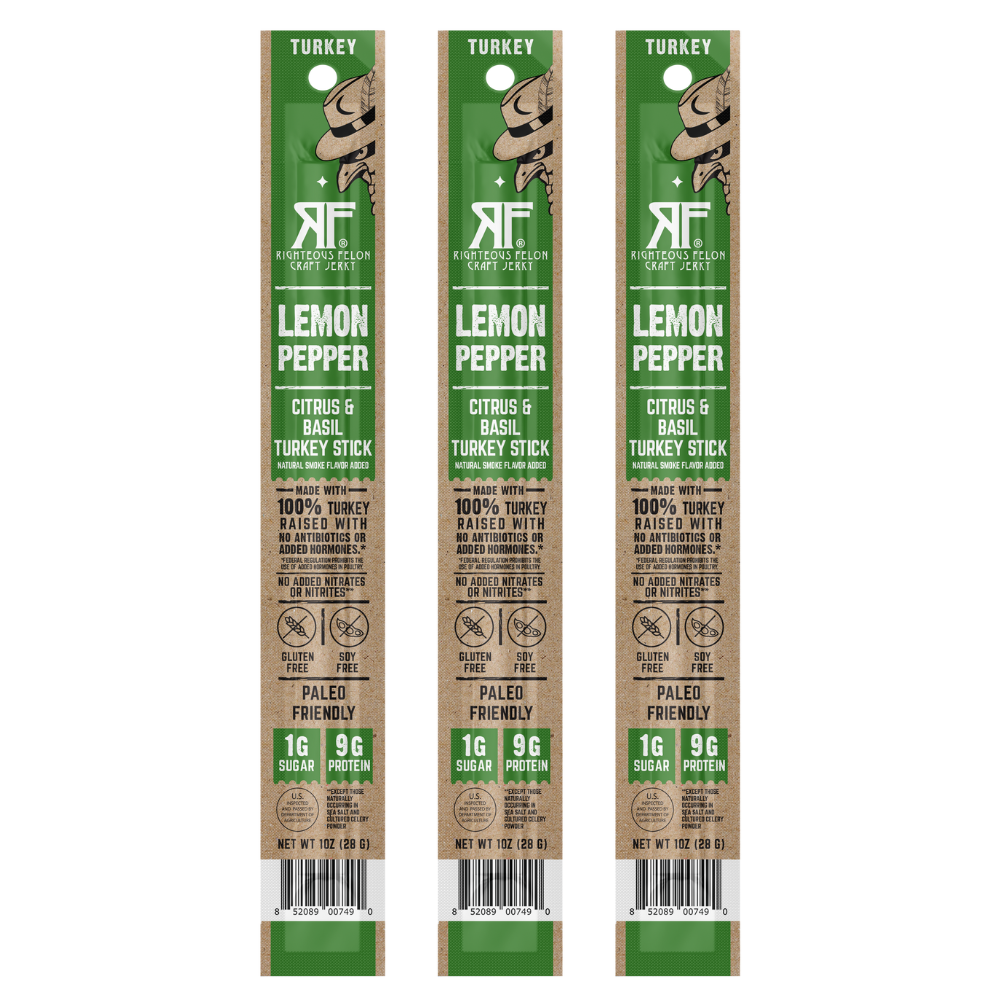 Lemon Pepper Turkey Stick (3-Pack)