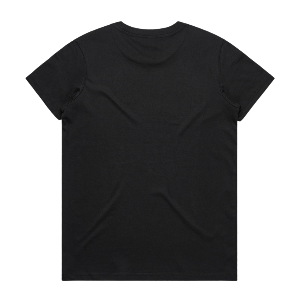 Women's Black & White Basic T-Shirt