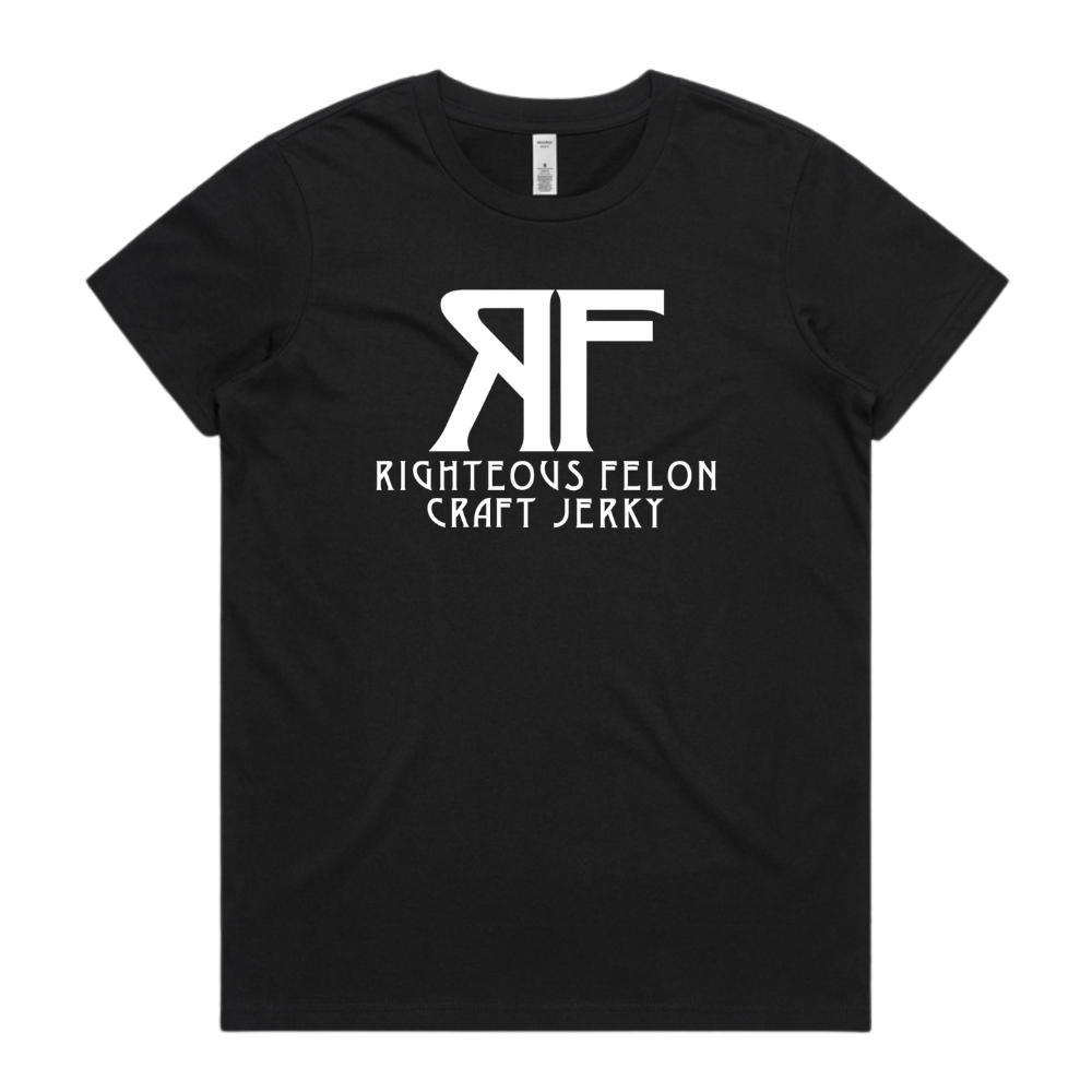 Women's Black & White Basic T-Shirt