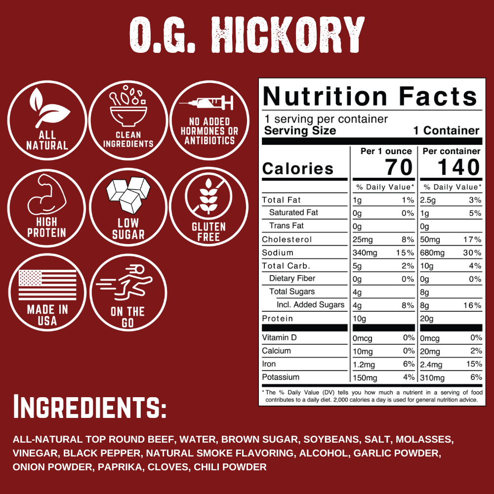 O.G. Hickory Beef Jerky