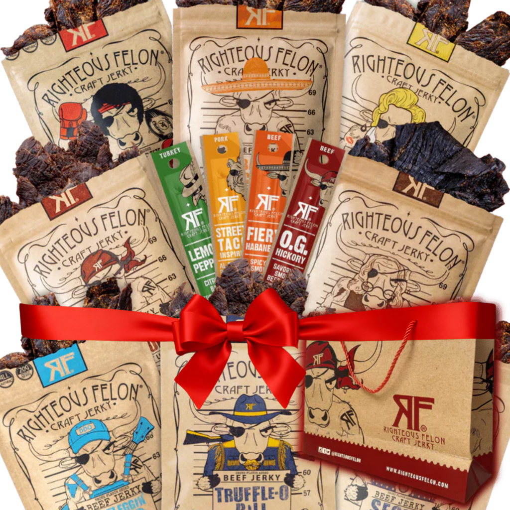 Righteous Sampler Beef Jerky & Meat Sticks (12-Pack)