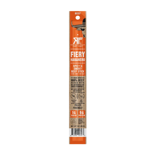 Fiery Habanero Beef Stick (1-Pack) - LIMIT 1 FREE STICK