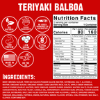 Teriyaki Balboa Beef Jerky 1oz (16ct)