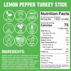Lemon Pepper Turkey Stick (24-Pack)